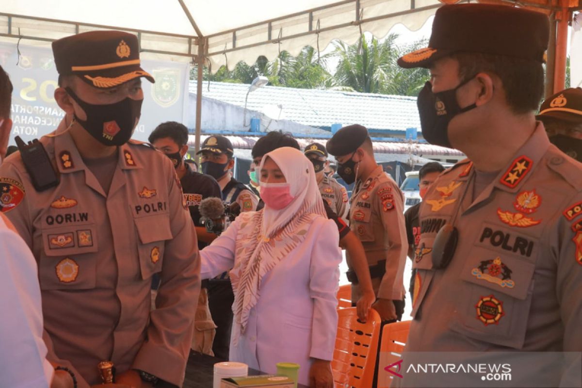 Kapolda Aceh pantau pos penyekatan perbatasan Subulussalam