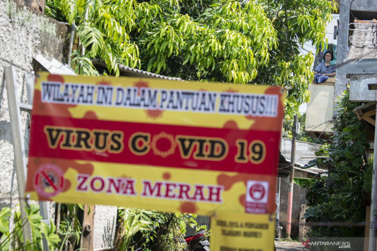 82 RW di DKI Jakarta masih berstatus zona merah