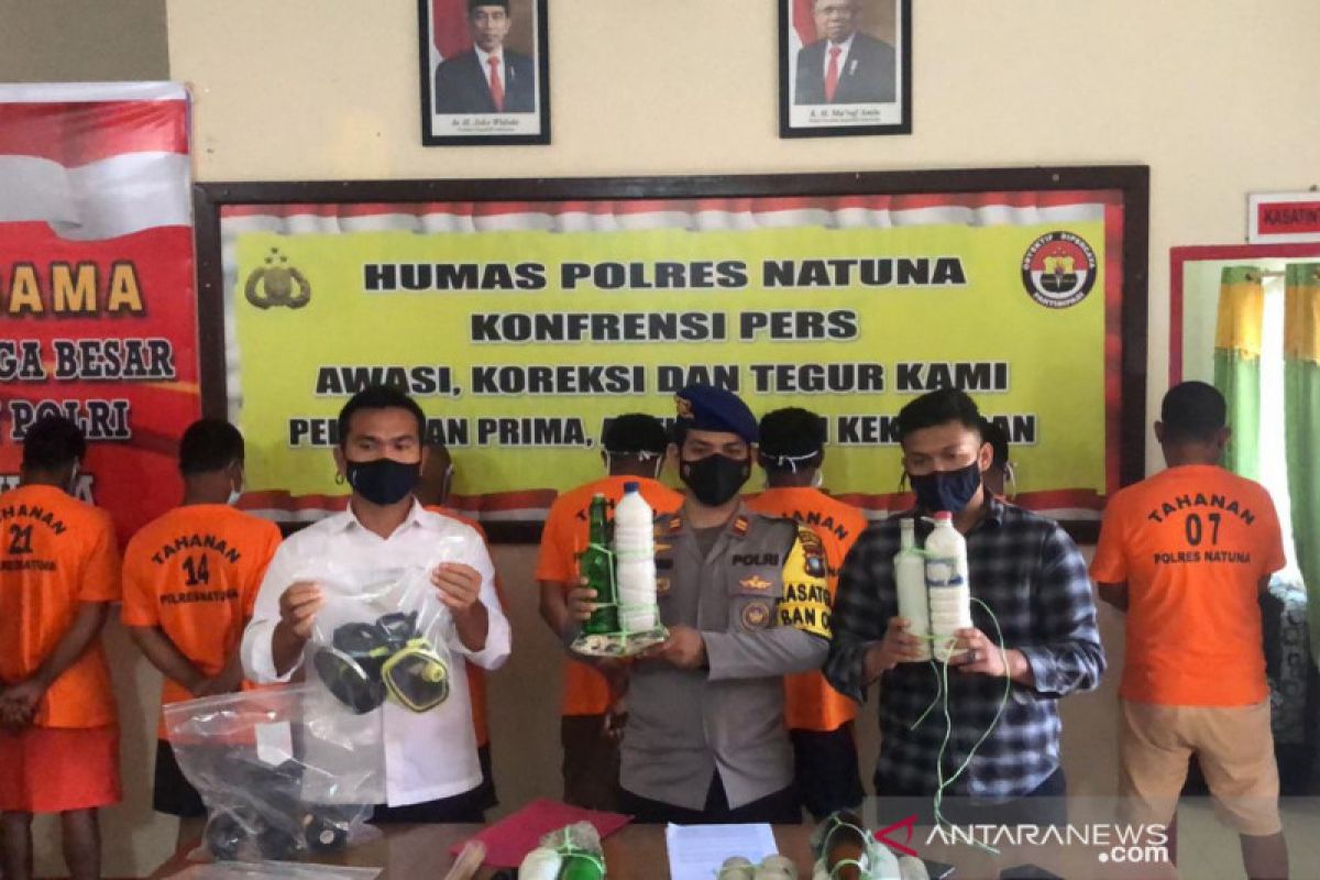 Mantan anggota DPRD Natuna terlibat kasus pengeboman ikan