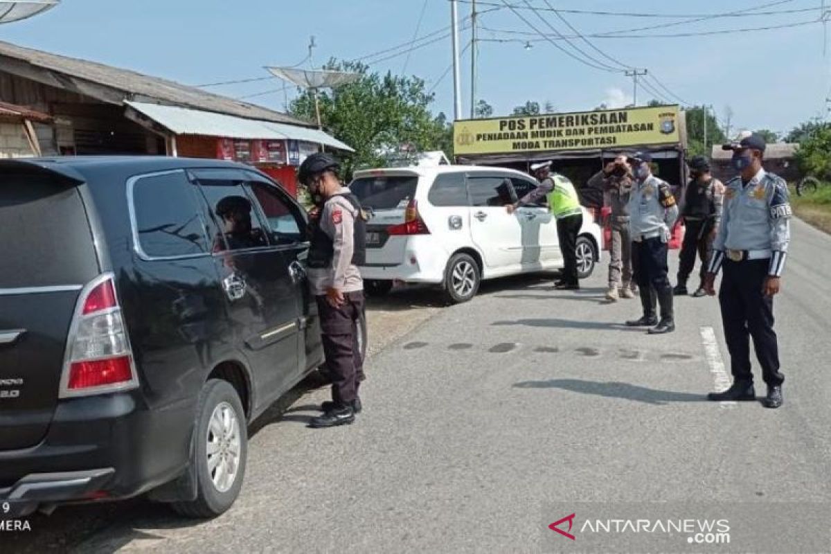 Riau perpanjang penerapan pos penyekatan sampai Juni 2021