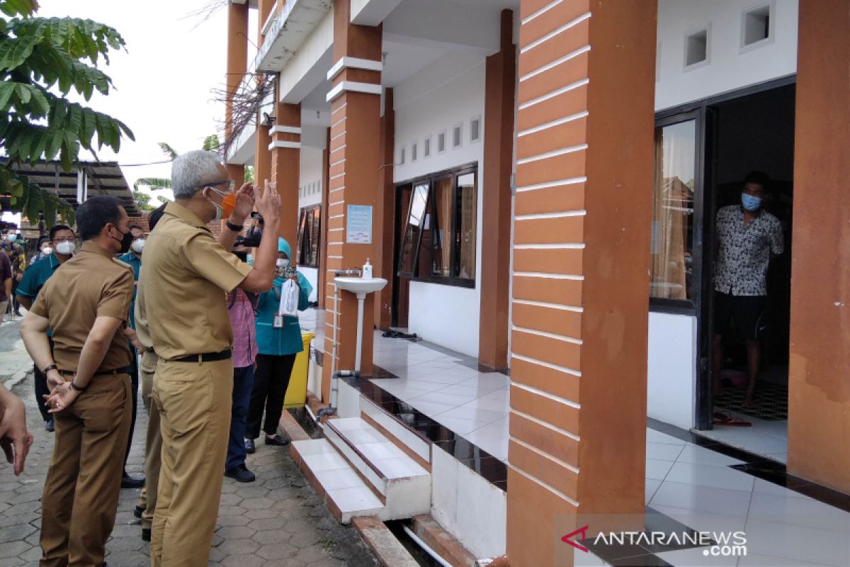 Ganjar Pranowo minta SOP tempat isolasi mandiri di Kudus diperbaiki