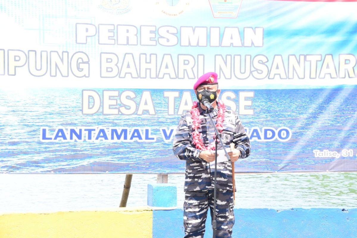 Danlantamal VIII resmikan Talise jadi Kampung Bahari Nusantara