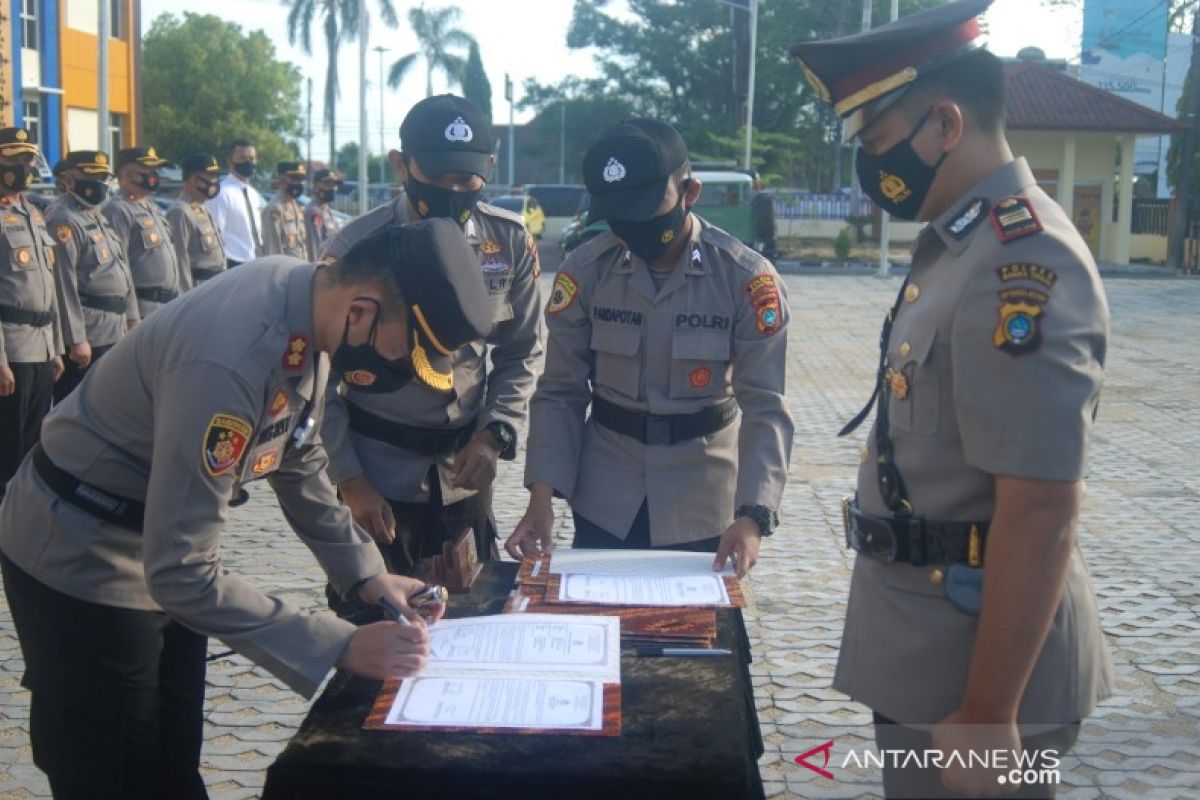 Polres Pangkalpinang sertijab lima PJU