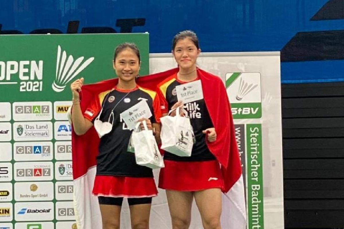 Ganda putri Indonesia boyong gelar juara Austrian Open 2021