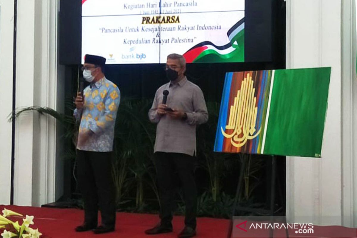 Ridwan Kamil lelang lukisan karyanya untuk bantu warga Palestina