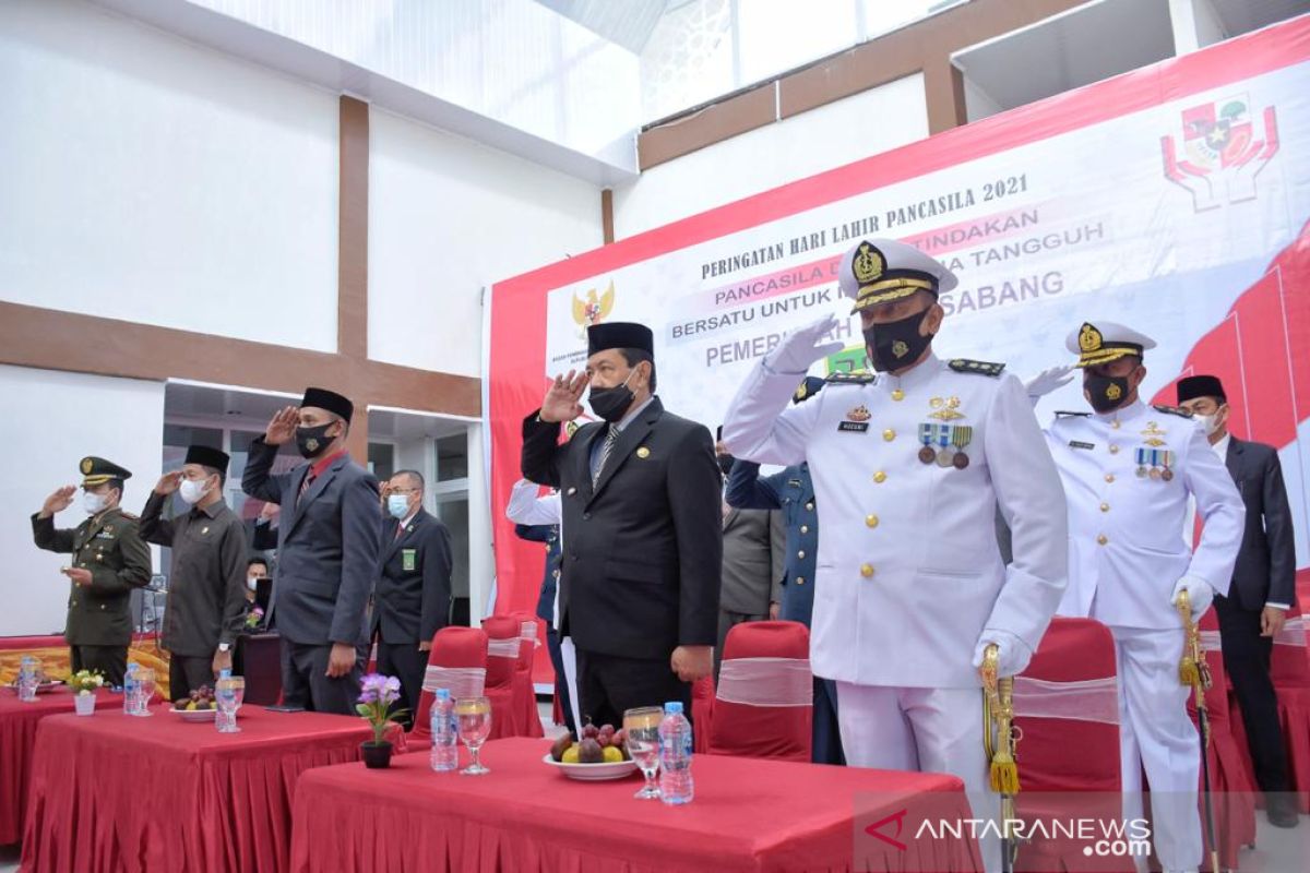 Wali kota Sabang ikut peringatan hari Pancasila dengan Presiden Jokowi secara virtual