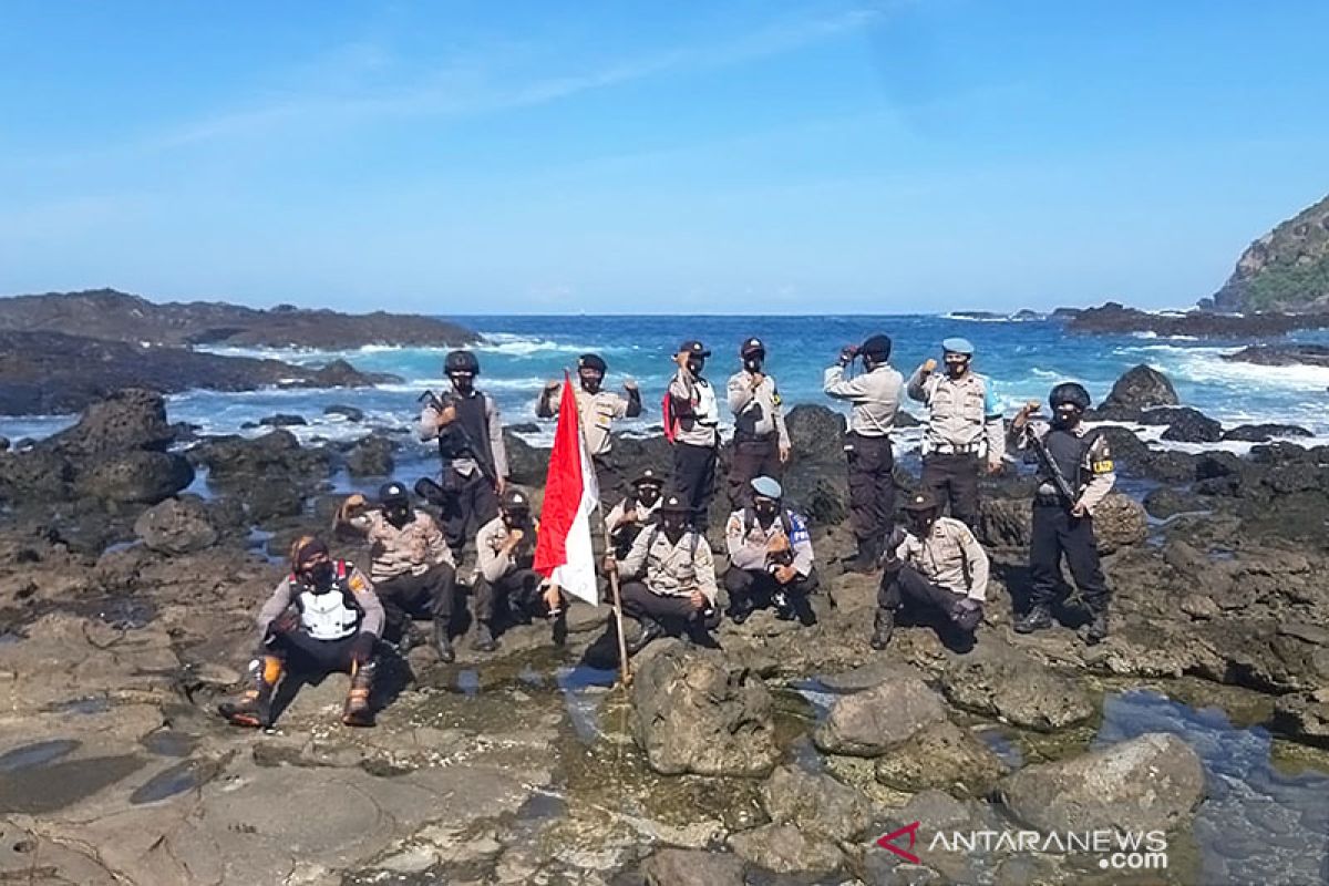 Polres Lombok Barat patroli pantau pulau terluar dekat Australia