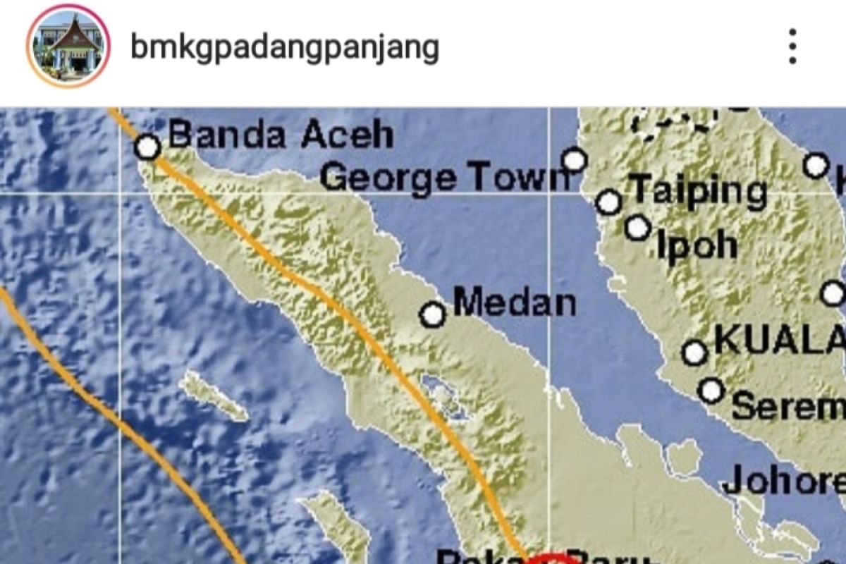 Gempa goyang Pasaman Sabtu subuh