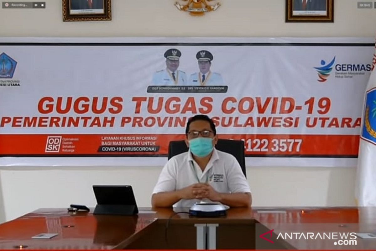 Kasus baru harian COVID-19 di Sulut bertambah empat kasus