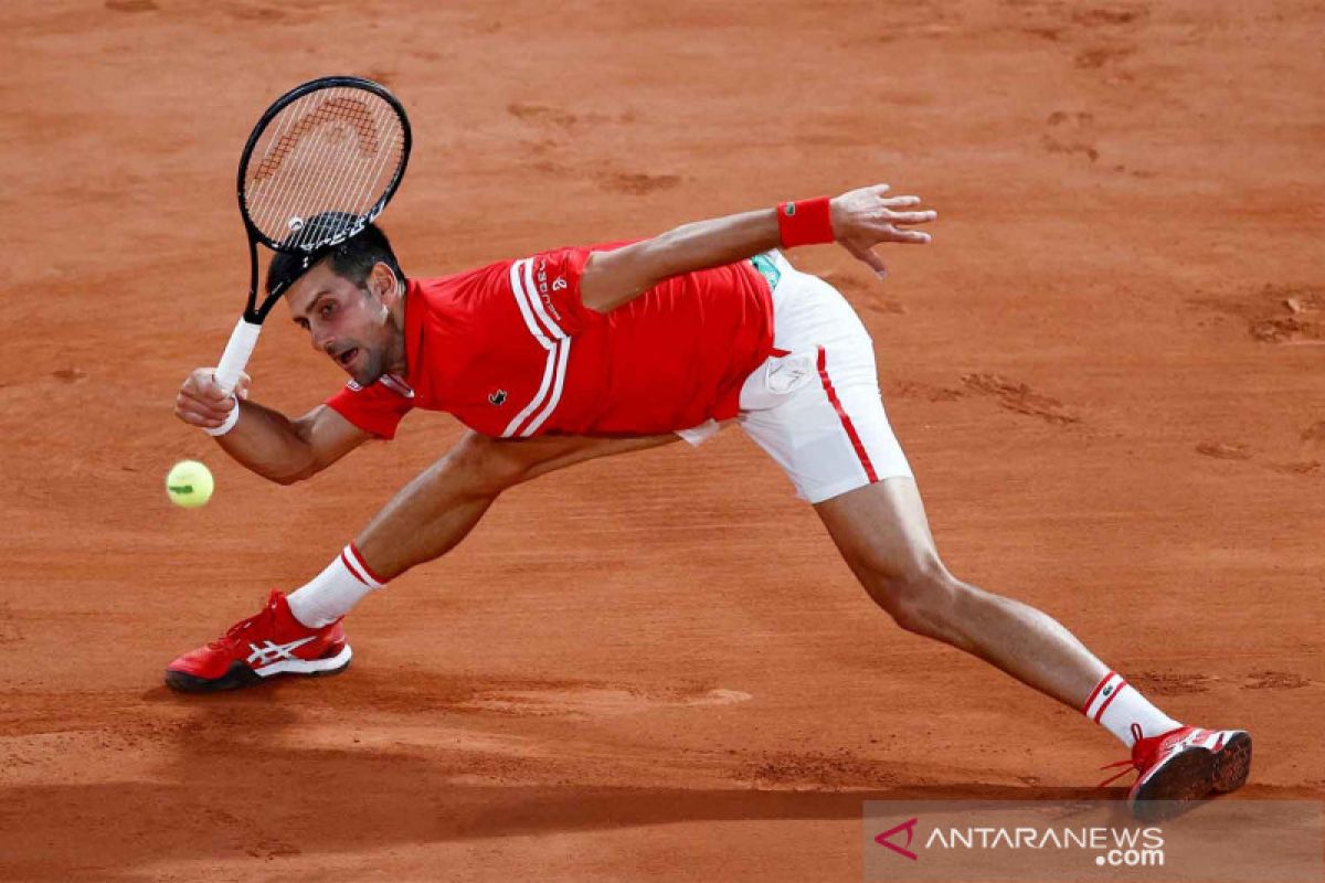 Djokovic puas dengan performanya di babak kedua Roland Garros