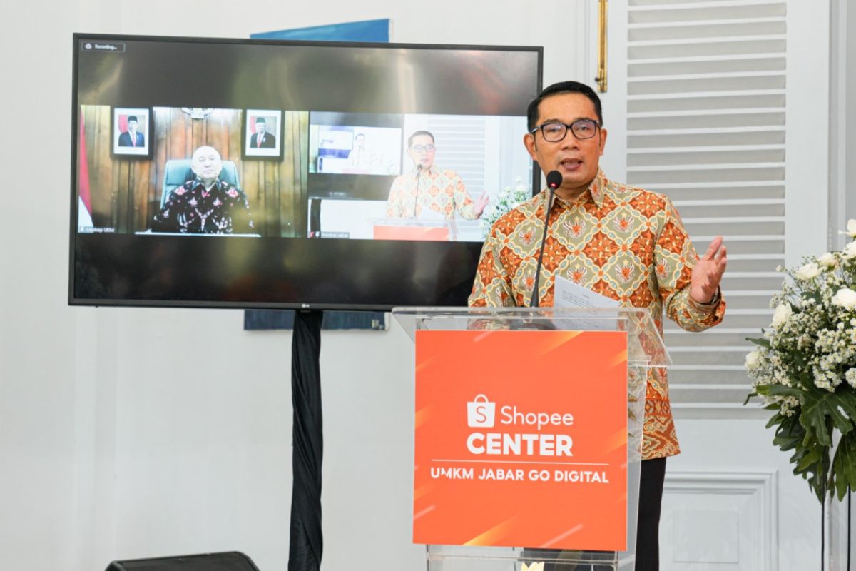 Ridwan Kamil apresiasi komitmen Shopee majukan produk UMKM