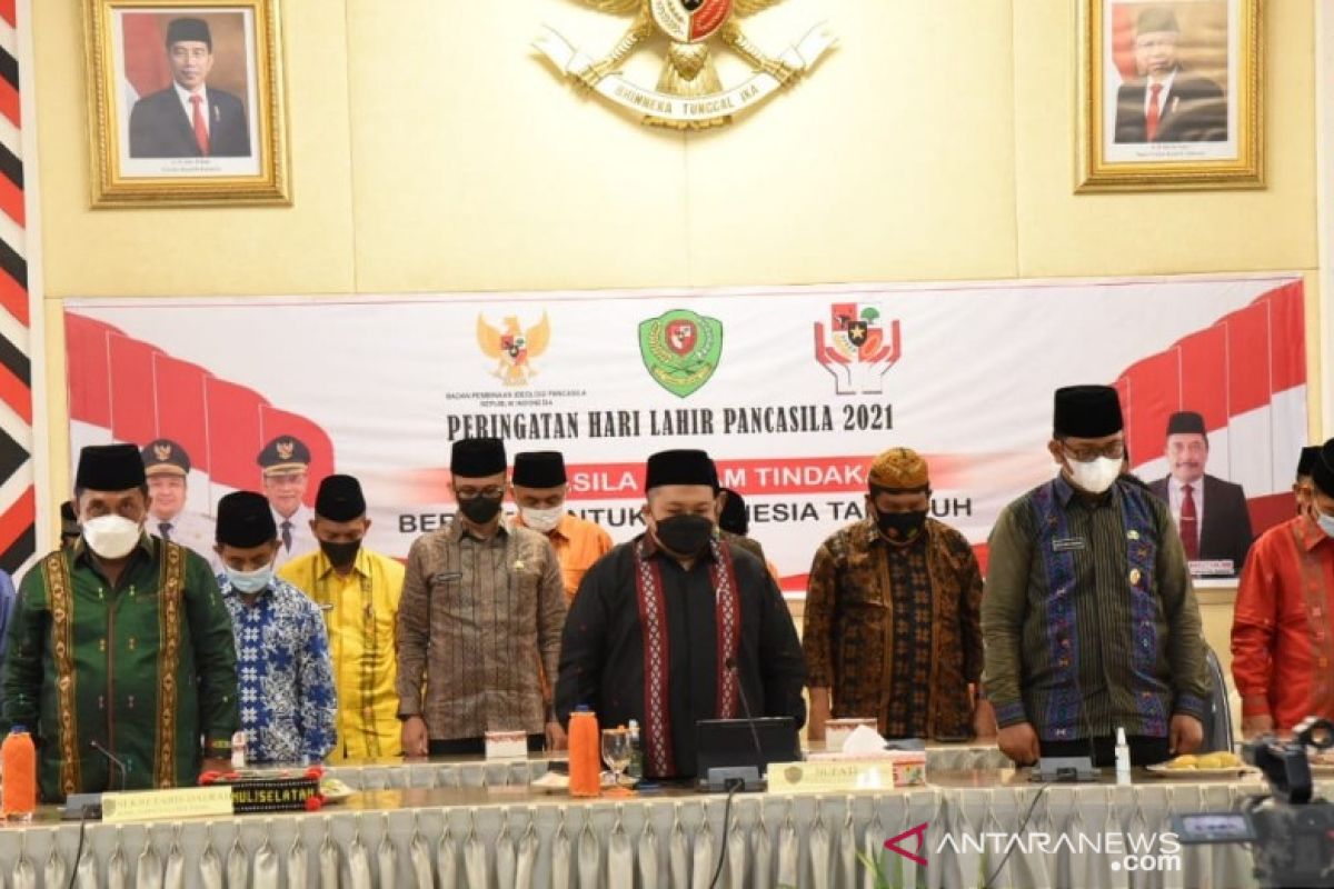 Maknai Hari Lahir Pancasila. Bupati Tapsel ajak masyarakat jaga kebhinekaan