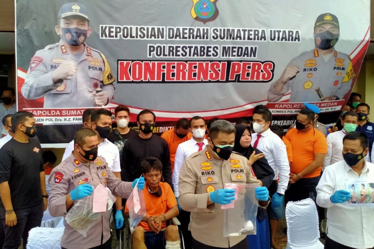 Polisi ringkus pelaku begal  sadis di lampu merah Kota Medan