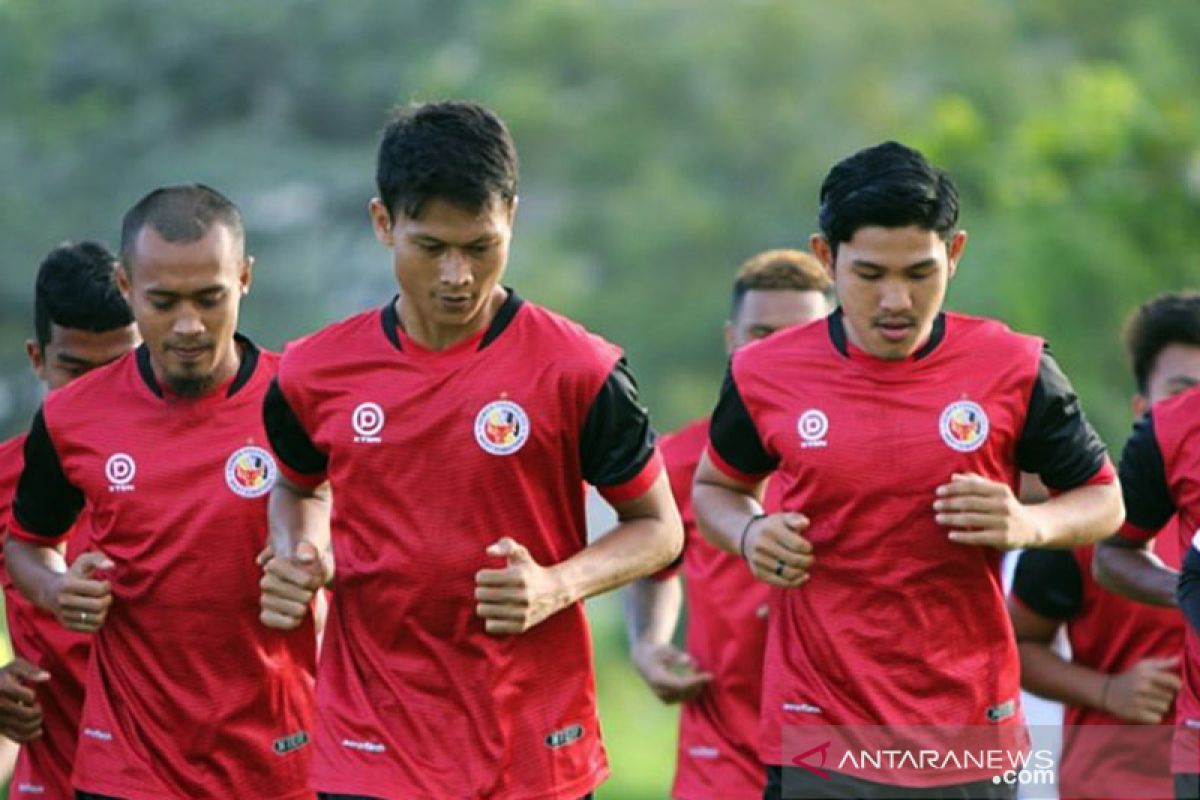 Semen Padang fokus genjot fisik pemain dalam latihan