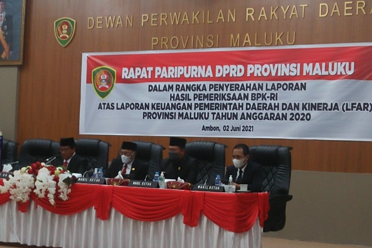 BPK berikan opini WTP atas laporan keuangan Pemprov Maluku 2020