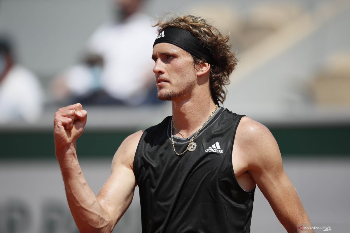 French Open 2021 - Zverev untuk pertama kalinya melangkah ke semifinal Roland Garros