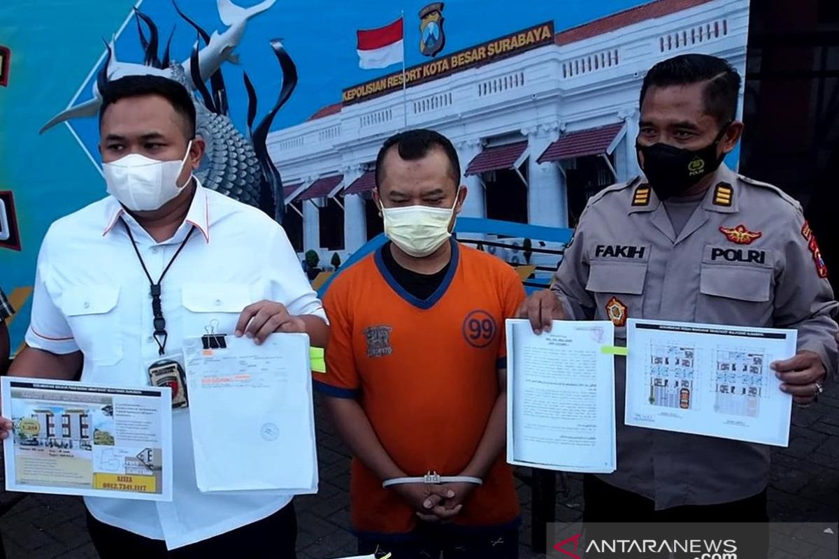 Polrestabes Surabaya ungkap penipuan investasi properti 