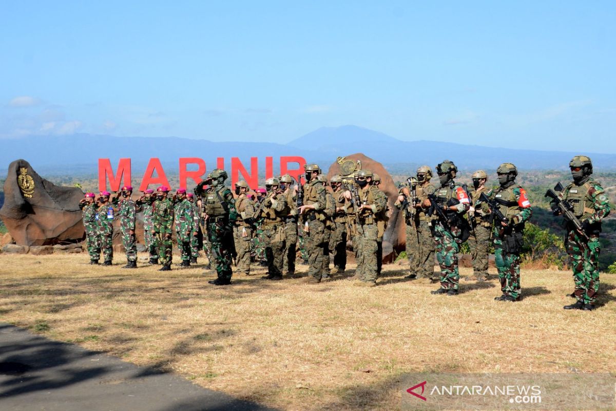 Marinir Indonesia latihan bersama Marinir Amerika Serikat di Situbondo