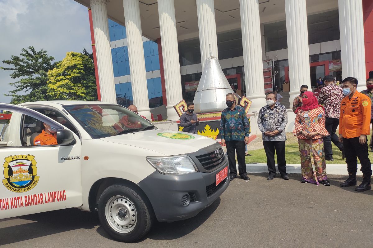 Bandarlampung pinjamkan satu unit mobil pikep kepada Basarnas Lampung