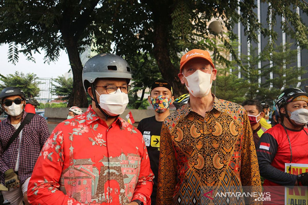 Dubes Belanda kampanyekan penggunaan sepeda di Jakarta