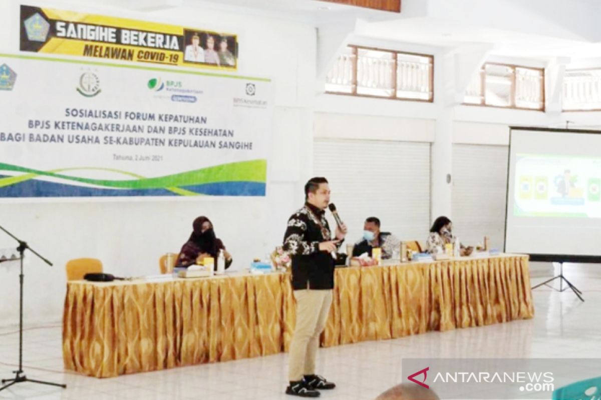 BPJAMSOSTEK Manado  lakukan sosialisasi program di perbatasan RI-Filipina