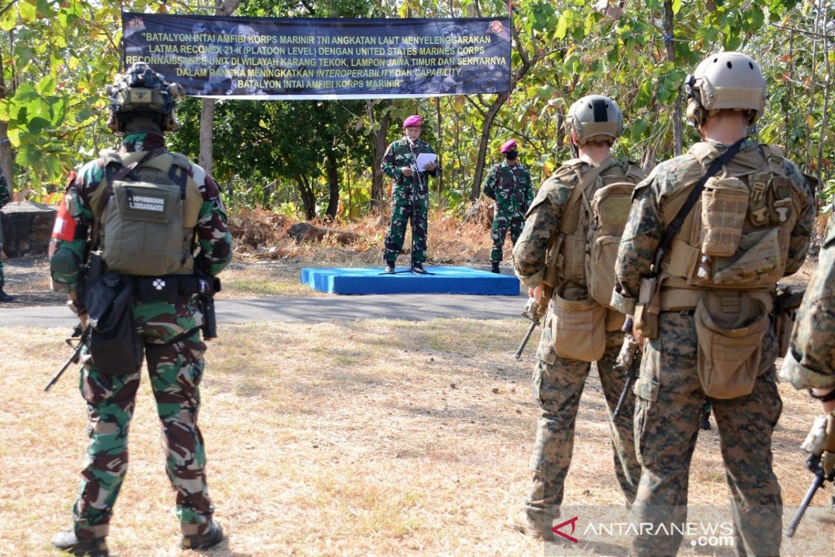 Taifib-Marinir AS latihan bersama di Situbondo dan Banyuwangi
