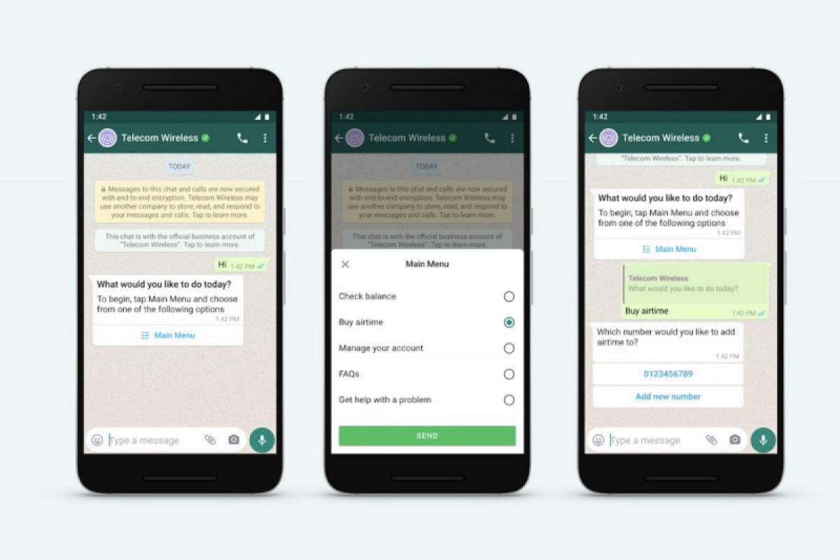 Fitur mengobrol pada WhatsApp Business diperbarui