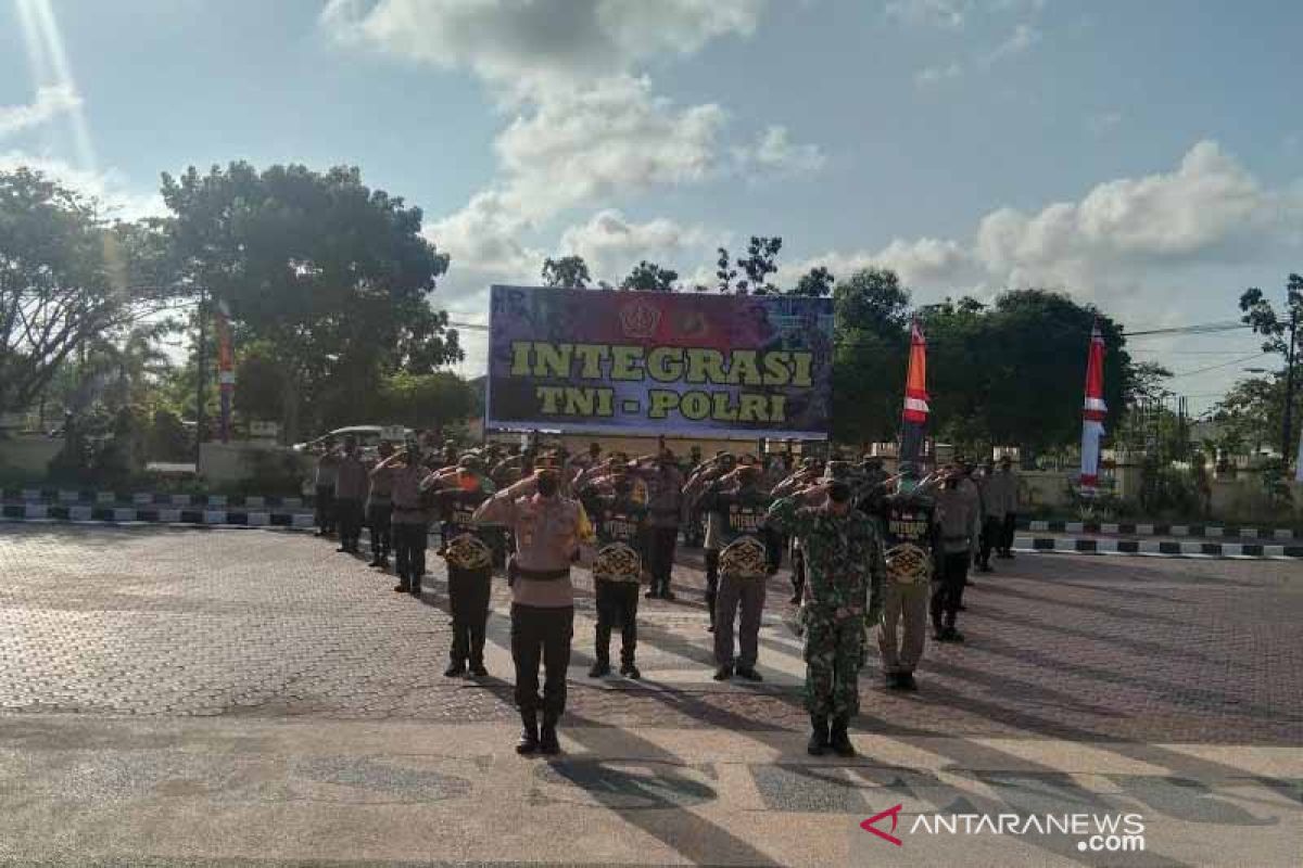 Tingkatkan sinergitas dan keamanan di Seruyan, TNI-Polri apel integrasi