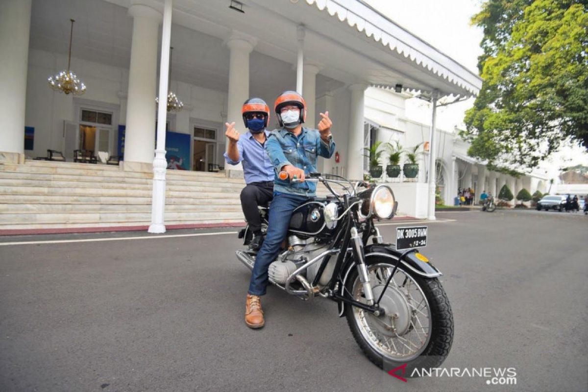 AHY safari politik ke Bandung temui Kang Emil sampai warga Soreang