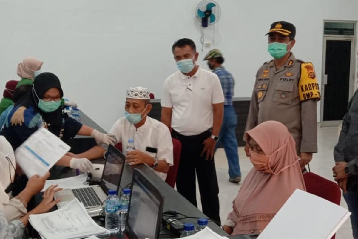 Pemkab Merangin  apresiasi peran Polres Merangin gelar vaksinasi massal lansia