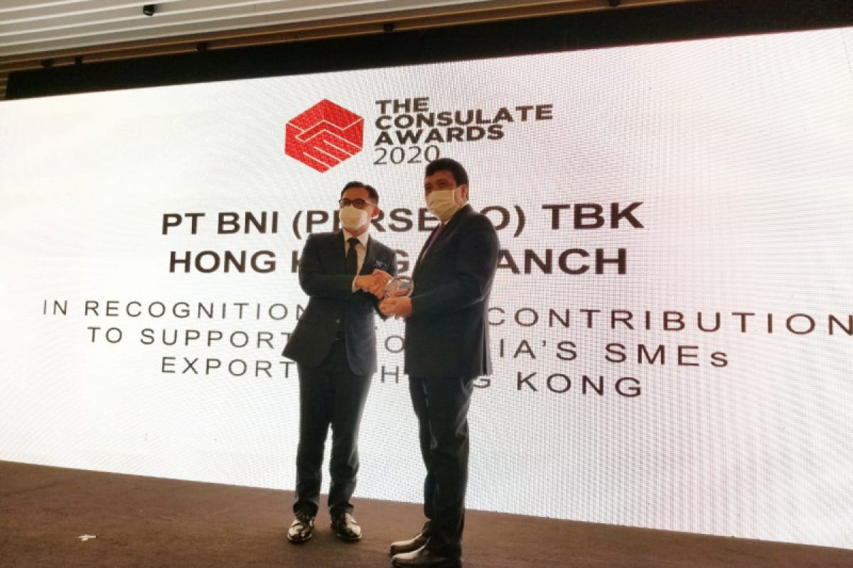 BNI dapat Consulate Award 2020 dari KJRI Hong Kong