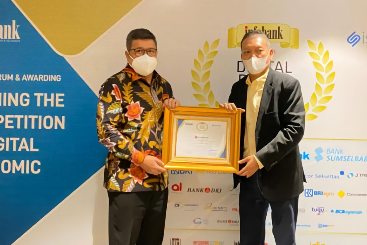 Bank Banten Raih Penghargaan di Ajang Infobank Digital Brand Award 2021