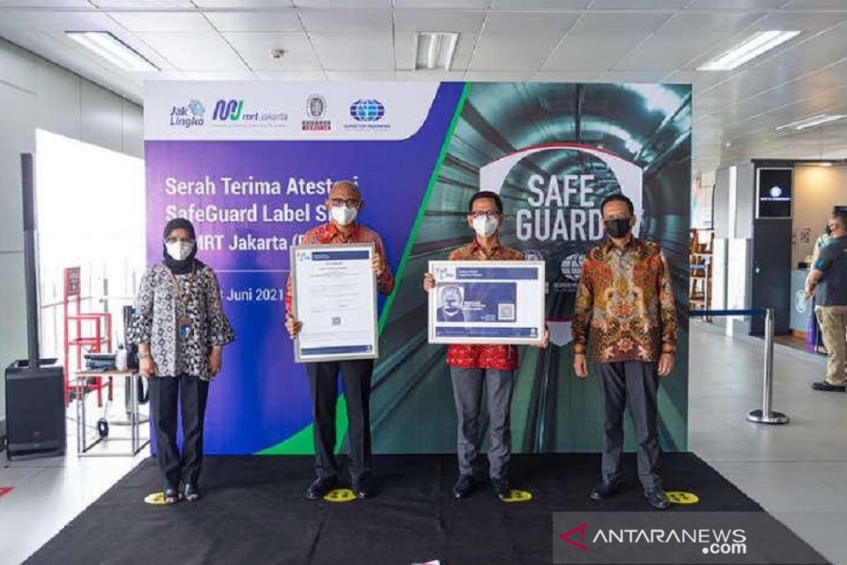 Konsisten terapkan prokes, MRT dapatkan label "safeguard" dari SIBV