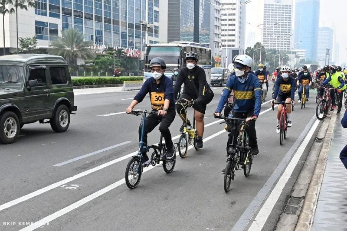 Menhub Budi Karya harapkan kegiatan bersepeda jadi kegiatan keseharian masyarakat