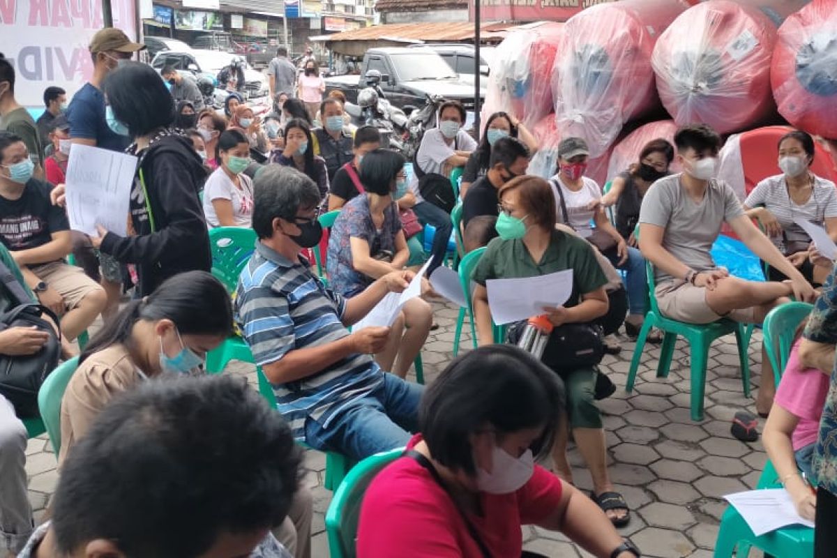 Polda Lampung gelar vaksinasi COVID-19 bagi warga Bandarlampung