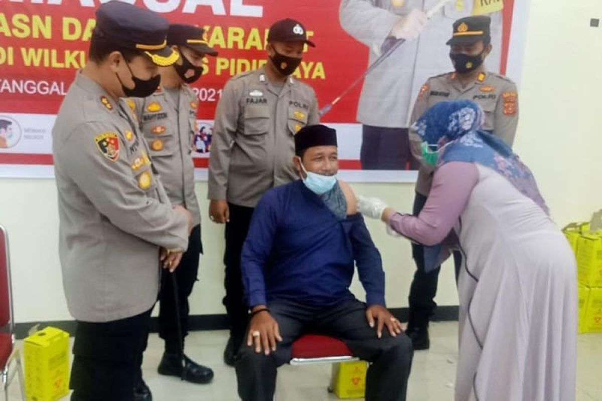 Kapolda Aceh apresiasi partisipasi dayah gelar vaksinasi massal