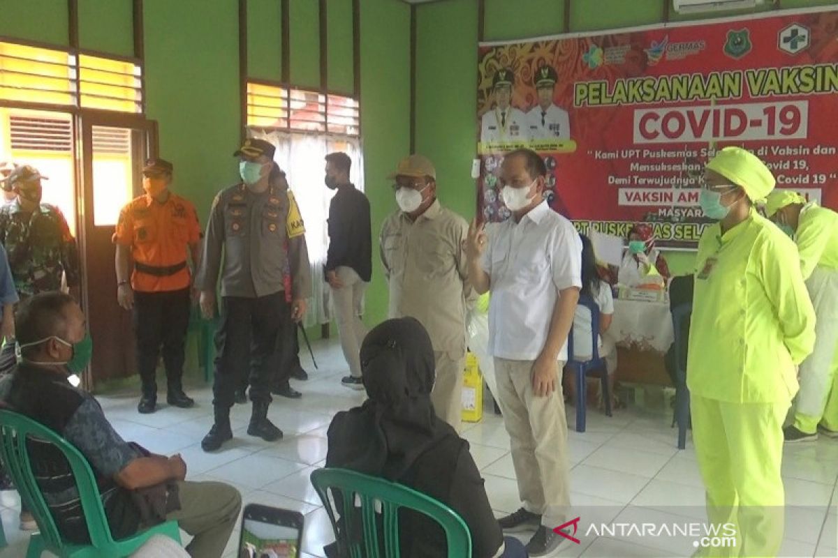 Plt Sekda Kalteng kunjungi Kapuas dorong percepatan vaksinasi