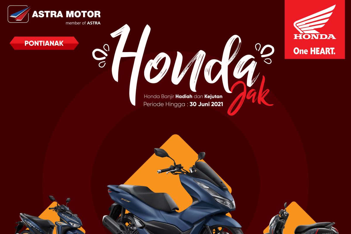 Ragam promo angsuran bulan Juni ala Honda Kalbar