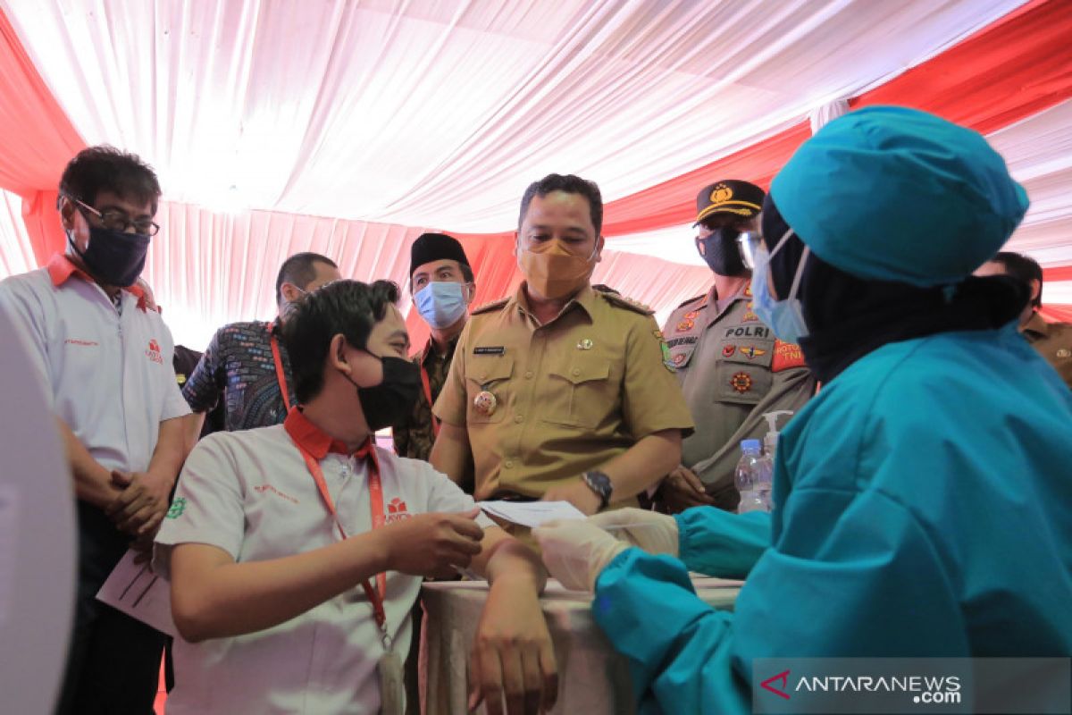 11.000 pekerja di Kota Tangerang sudah ikuti vaksin gotong royong