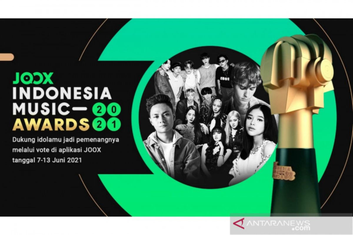 JOOX Indonesia Music Awards 2021 ditentukan dari "voting" penggemar