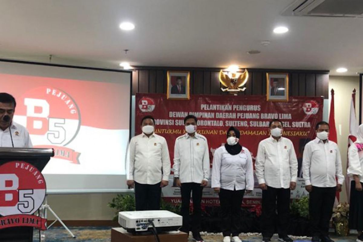 Pengurus Bravo Lima se-Sulawesi dilantik