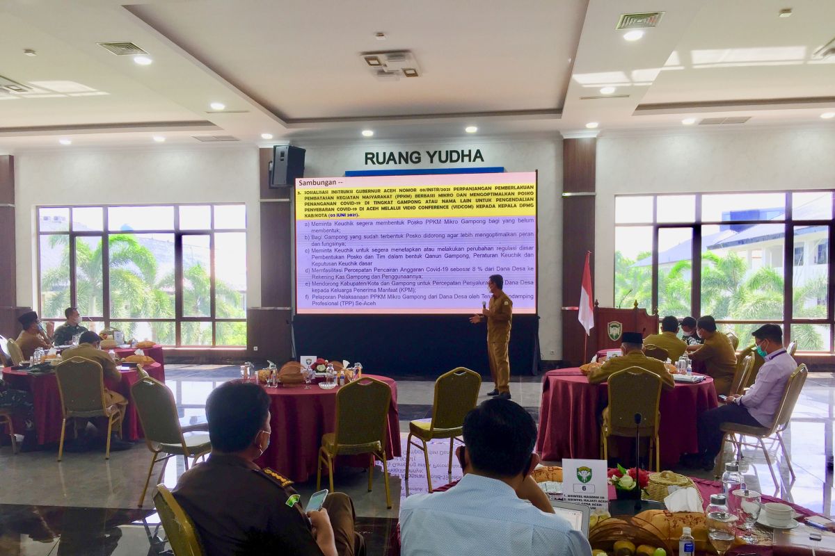 Maksimalkan pencegahan tingkat Gampong, ini penekanan DPMG Aceh