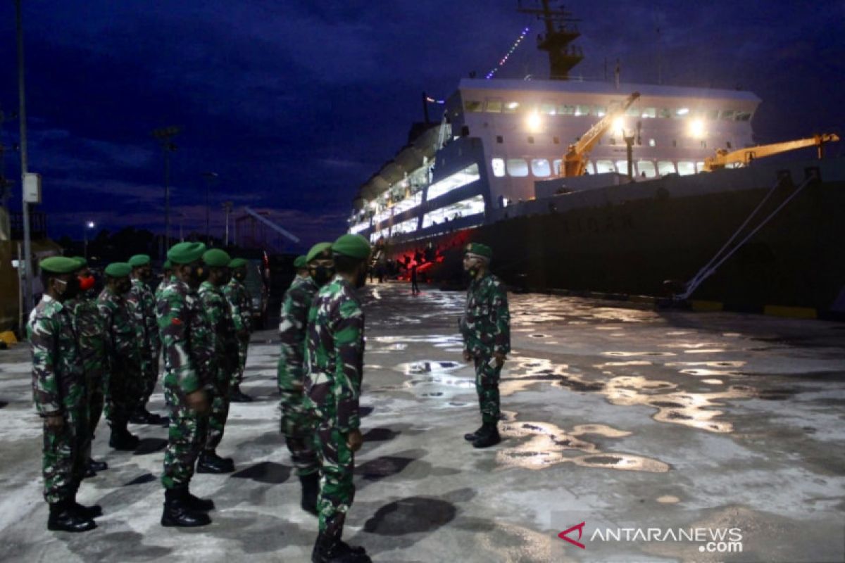 56 prajurit Satgas Pamrahwan Papua Barat siap jaga Kaimana