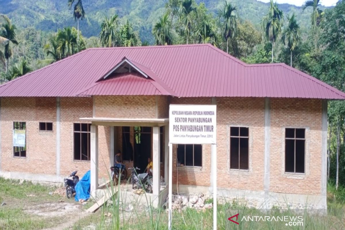 Pembangunan Kantor Polsek Panyabungan Timur kembali dilanjutkan