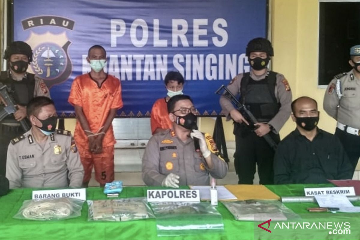 Polisi Kuansing tangkap suami istri pelaku pembunuhan