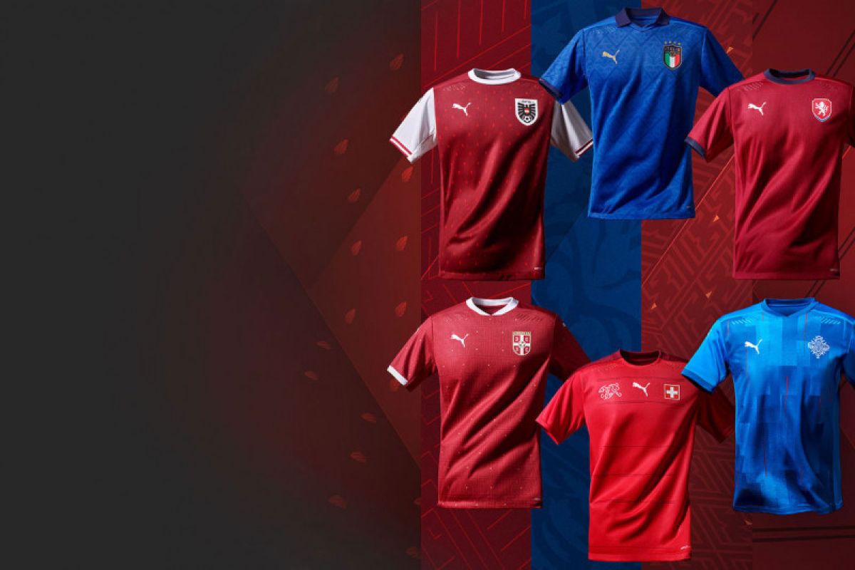 Berbagai jenis jersey tim Piala Eropa 2020