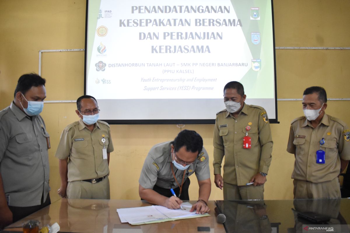 Distanhorbun Tala-SMKPP Banjarbaru jalin kerjasama