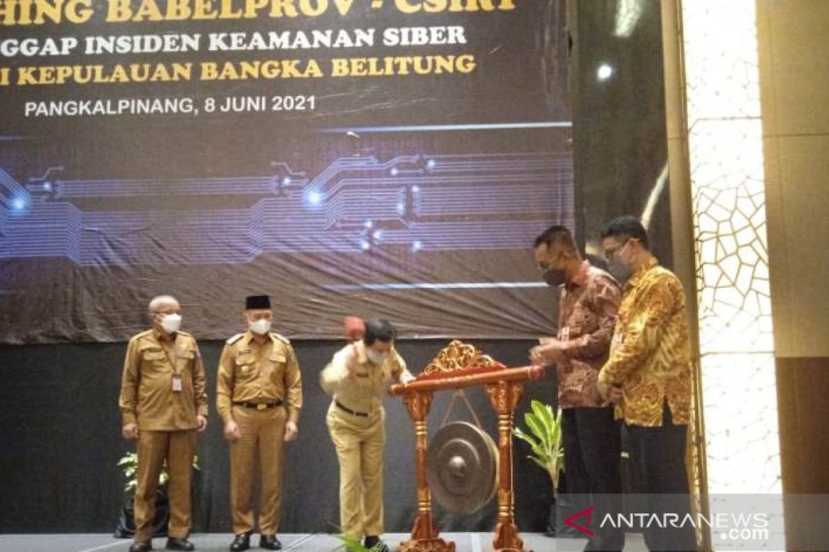 Wakil Gubernur Babel resmikan Tim Tanggap Insiden Keamanan Siber