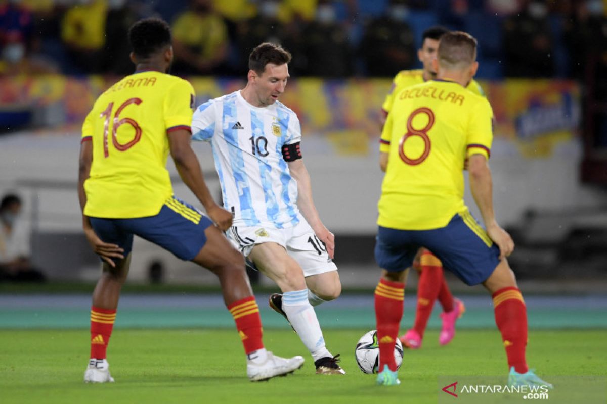 Kualifikasi Piala Dunia: Argentina ditahan Kolombia 2-2