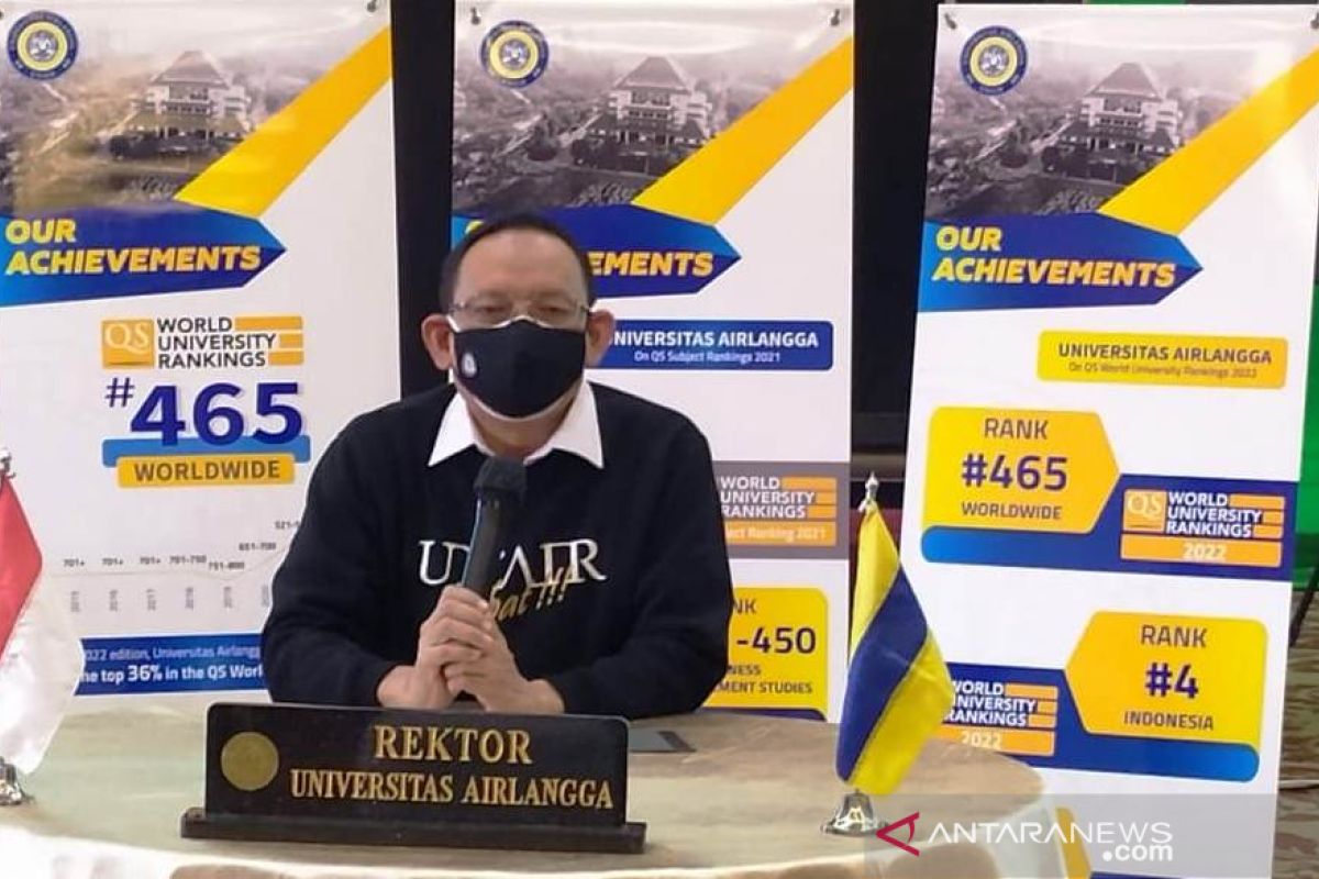 Rektor: Unair peringkat 465 terbaik di dunia